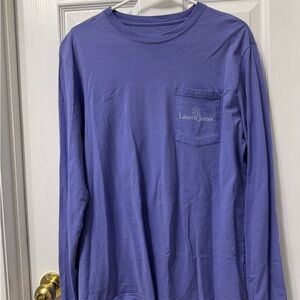 Lauren James women’s  Long Sleeve Tee in purple
